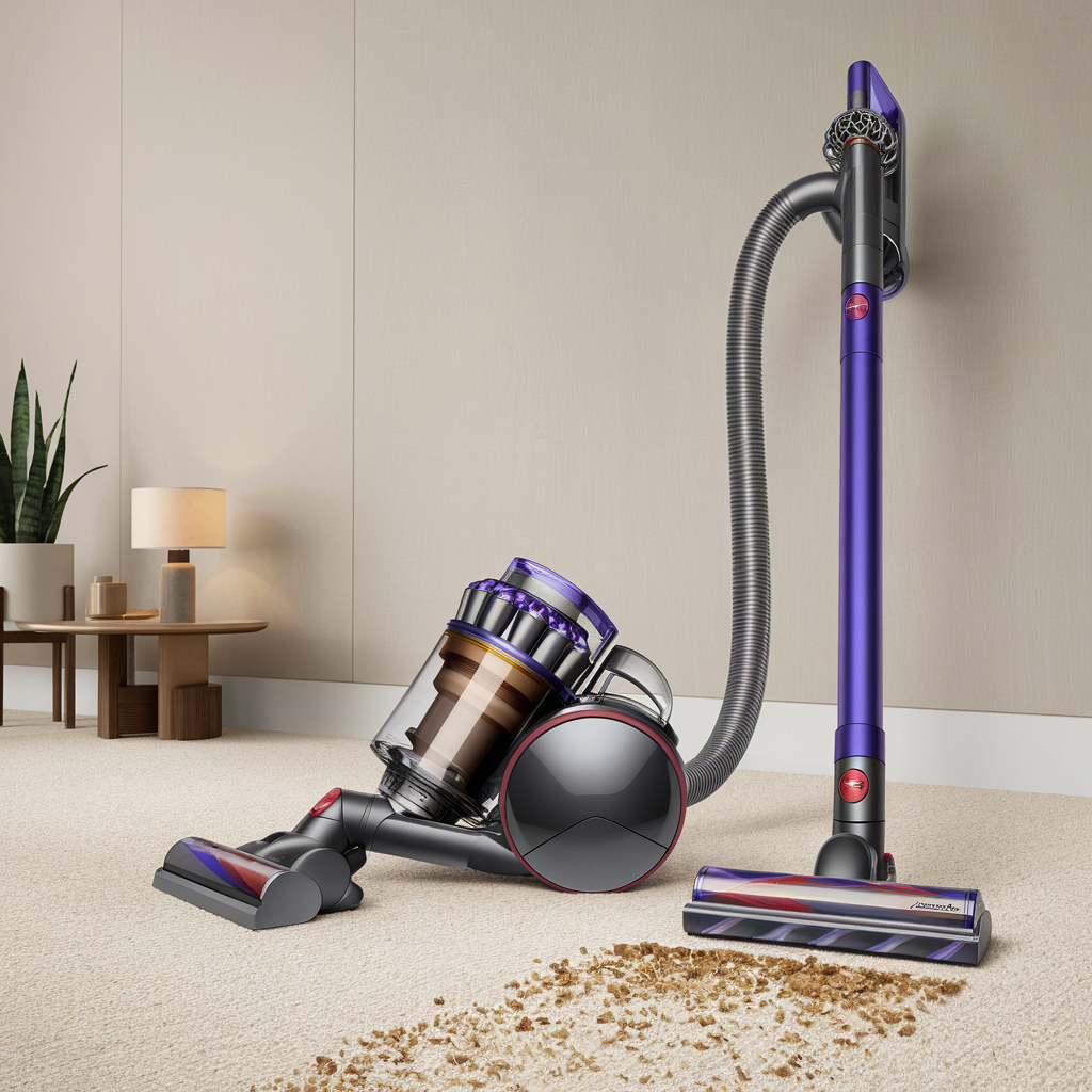 The Dyson Ball Animal 2 excels as a vacuum cleaners for fleas, featuring strong suction and specialized attachments for effective removal.

