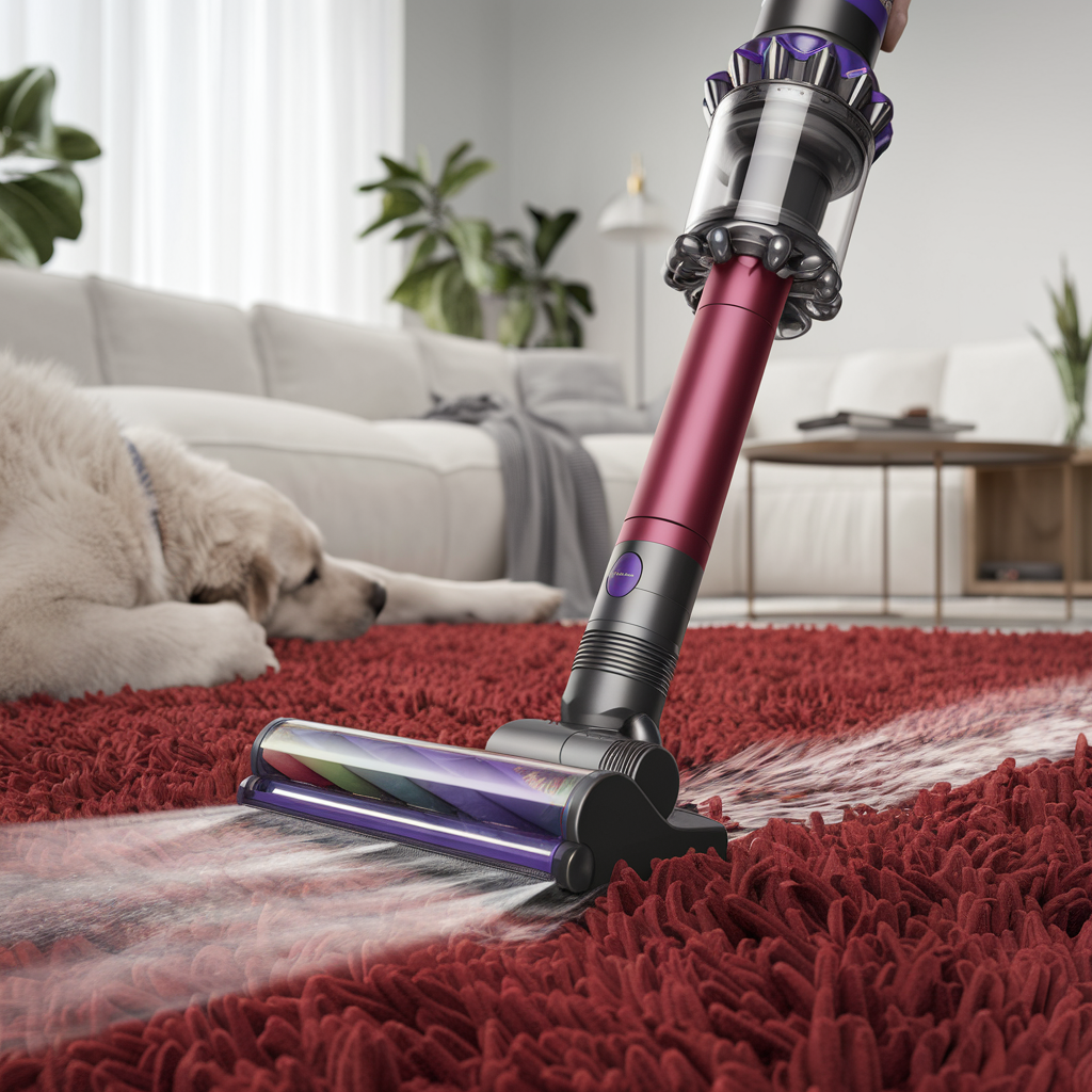 Dyson Ball Animal, the best overall vacuum cleaner for Berber carpet, offering powerful suction and deep cleaning.