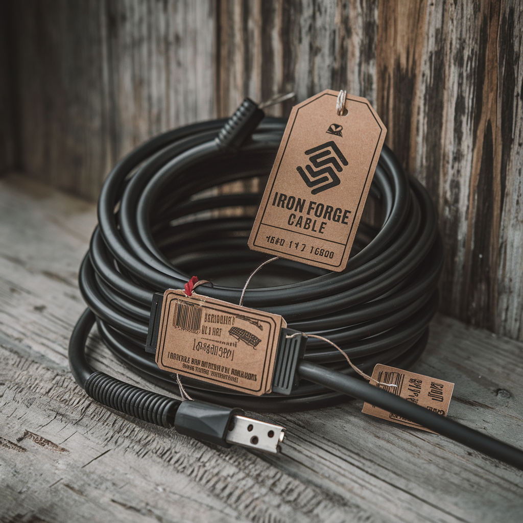 Iron Forge Cable 14/3 Heavy Duty Extension Cord designed for durability