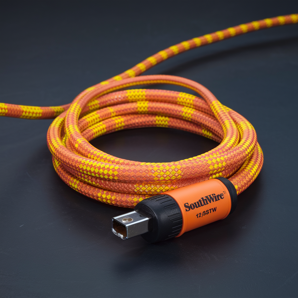 Southwire 12/3 SJTW High Visibility Extension Cord, designed for safety and easy visibility in any setting.

