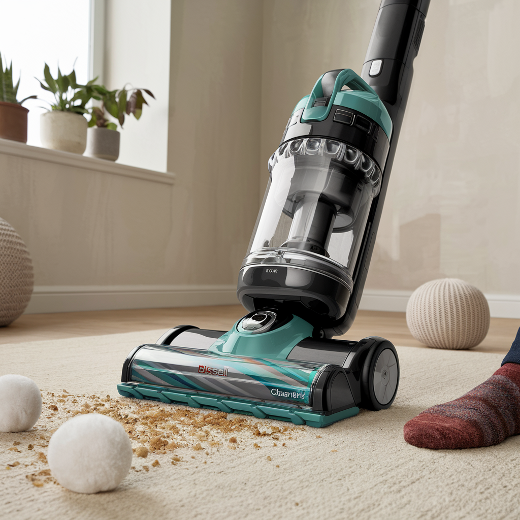 The Bissell Cleanview Swivel Pet Vacuum is ideal among vacuum cleaners for fleas, providing powerful suction and specialized tools for effective flea removal.

