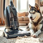 Efficient vacuum cleaner for Husky hair to keep your home clean and fur-free.