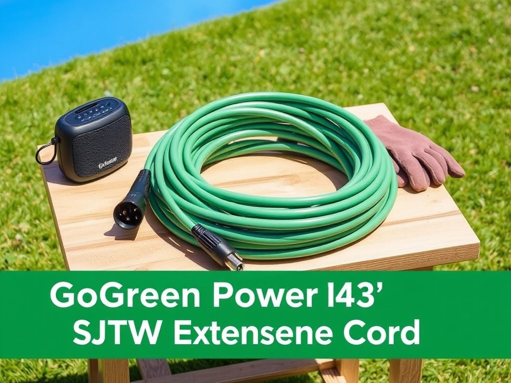 GoGreen Power 14/3 SJTW is designed for safety and durability