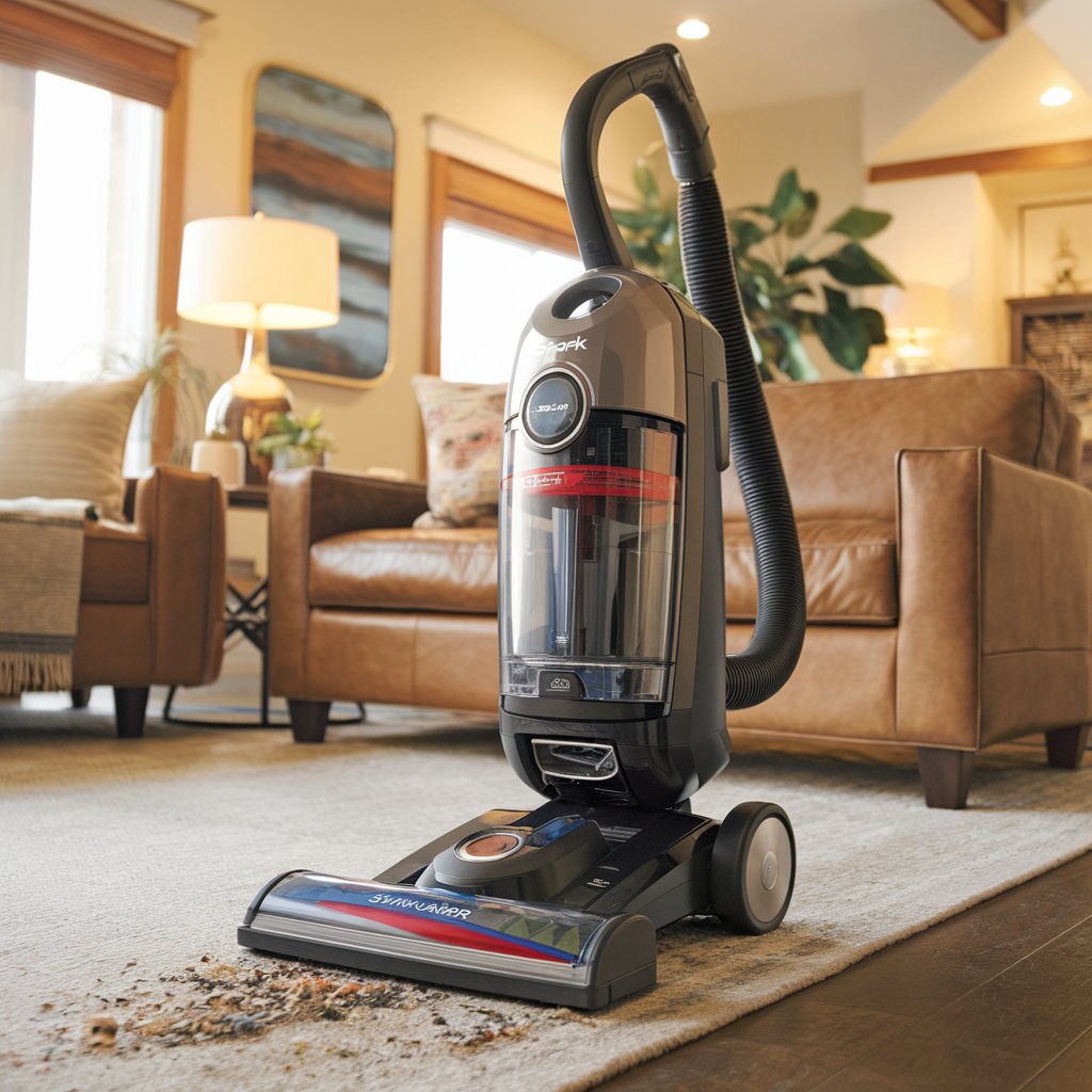 The Shark Navigator Lift-Away Professional is an excellent choice among vacuum cleaners for fleas, offering powerful suction and a detachable canister for easy cleaning of upholstery and carpets.

