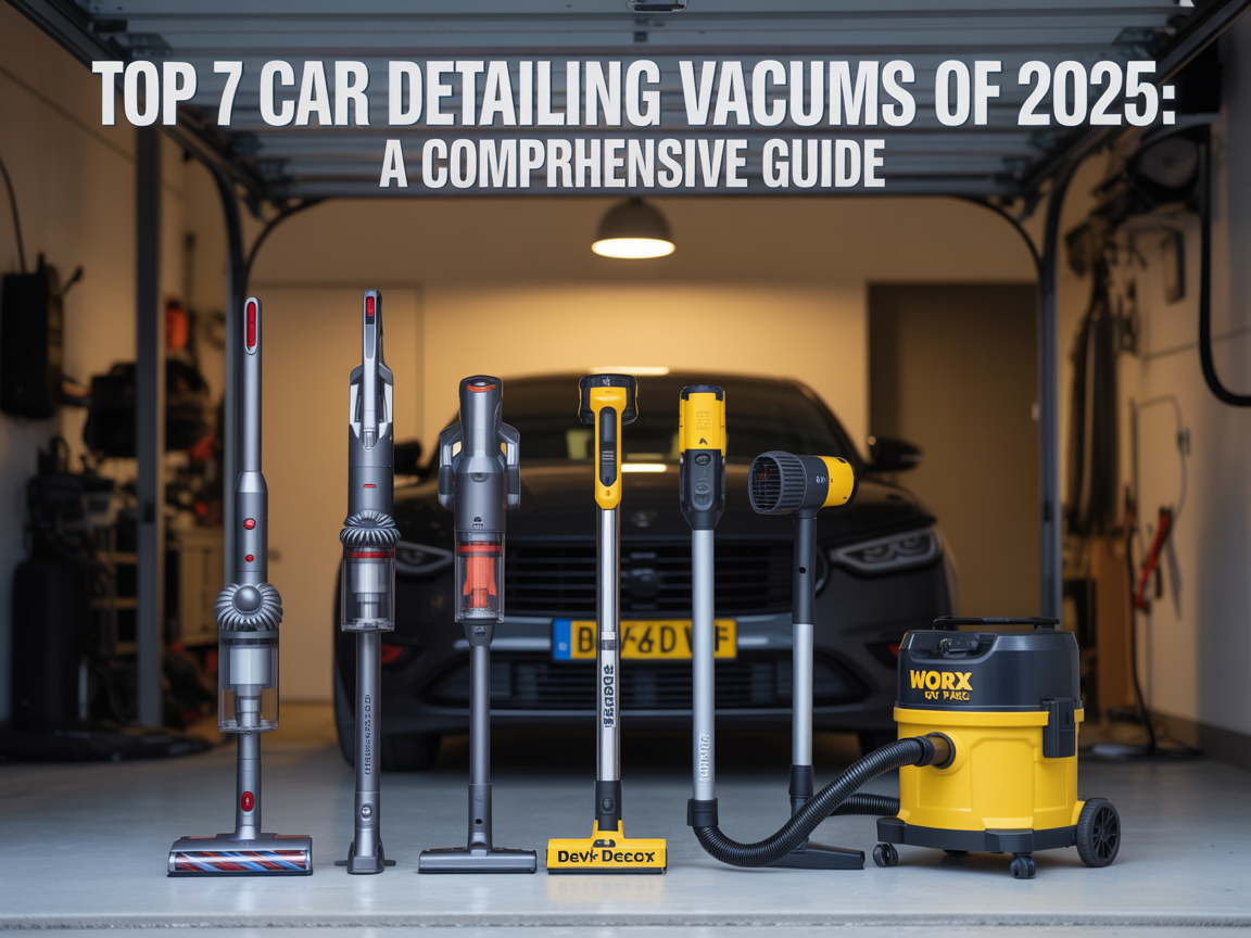 Top 7 Car Detailing Vacuums of 2025: A Comprehensive Guide