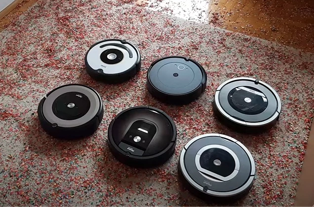 Different types of roombas vaccum cleaners