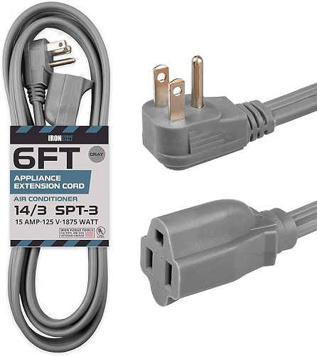 Iron Forge Cable 14/3 Heavy Duty Extension Cord for vacuum cleaners