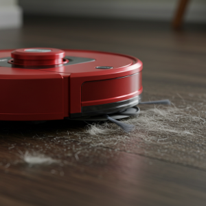 Robot vacuum cleaner for pet hair