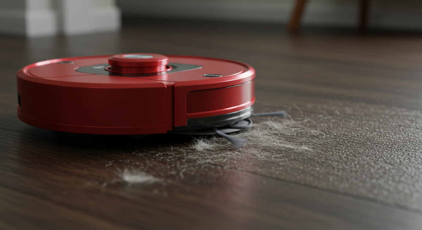Robot vacuum cleaner for pet hair