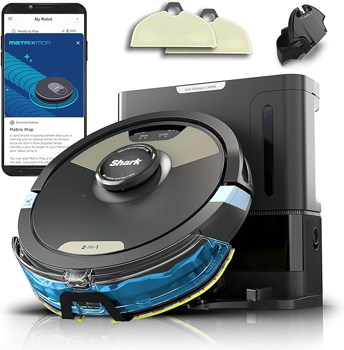 Shark AI Ultra (2-in-1): Best Overall Smart Robot Vacuum & Mop Combo