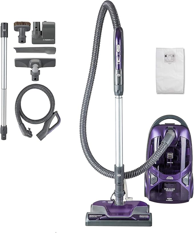Kenmore 600 Series Pet Friendly Lightweight Bagged Canister Vacuum