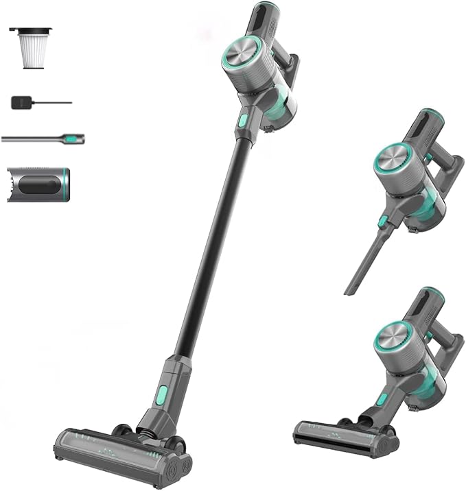 Wyze Cordless Vacuum Cleaner and its parts